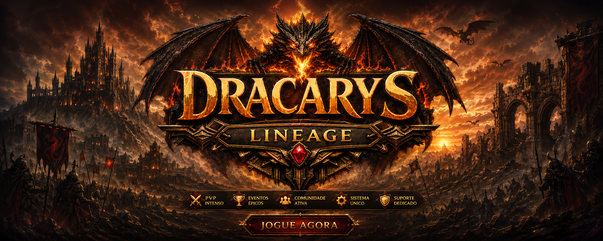 Banner oficial do servidor L2 DRACARYS